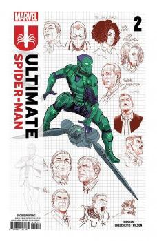 Ultimate Spider-Man Vol. 3 002 2nd printing Marco Checchetto Variant
