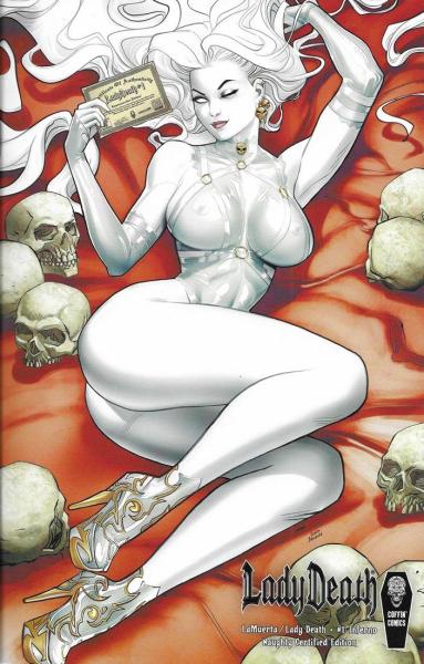 La Muerta\Lady Death: Inferno 001 Richard Ortiz Naughty Certified Edition Variant D