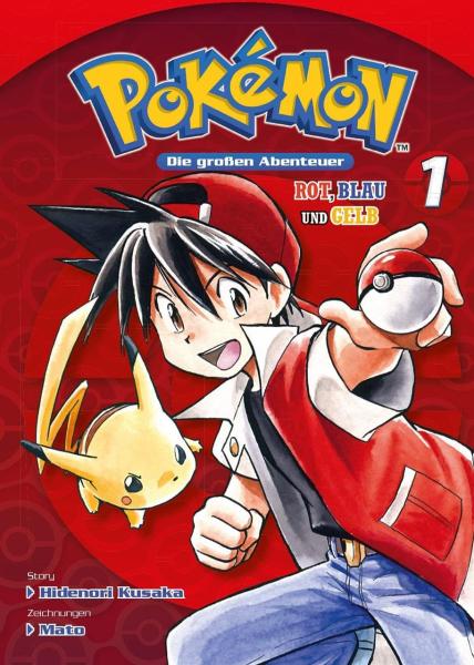 Pokémon - Die großen Abenteuer 01: Rot, Blau und Gelb 01